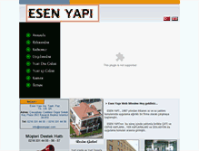 Tablet Screenshot of esenyapi.com